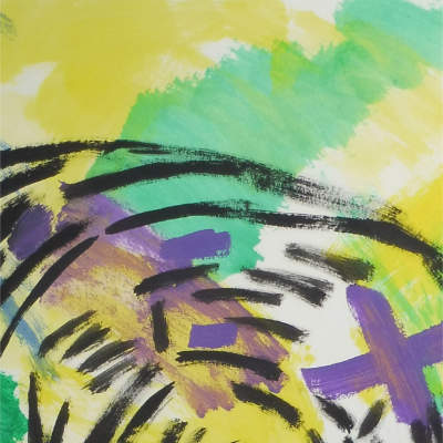 Andreas Korn: Artproduktion (Kunstraum - Acryl im Bonner Atelier)